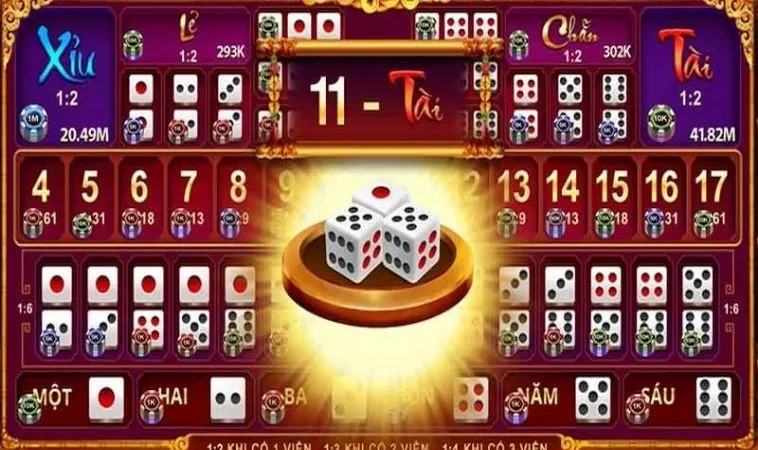 Hướng Dẫn Chơi Tài Xỉu GA6789 Từ A-Z Cho Người Mới 2 Giao diện chơi Tài Xỉu GA6789