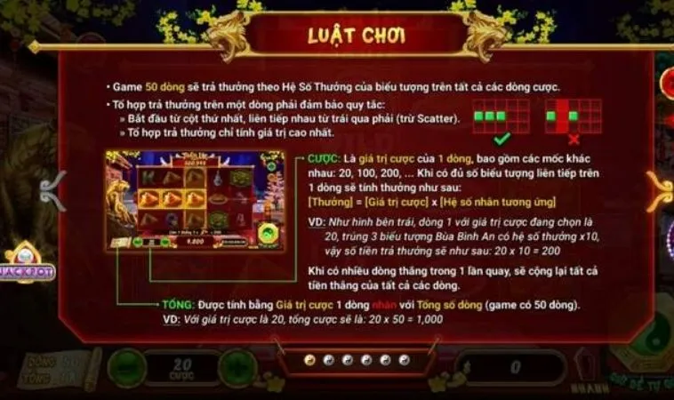 Hướng Dẫn Chơi Nổ Hũ Xin Xăm Tại GA6789 Chi Tiết Nhất 2 Luật chơi Nổ Hũ Xin Xăm tại GA6789